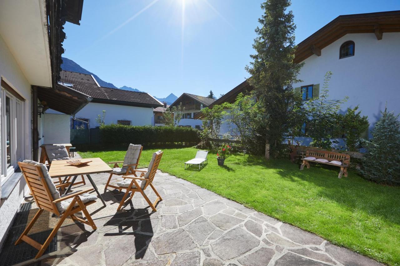 Ferienwohnung Zum Hirschgarten Krün Exterior foto